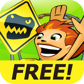Jurassic 3D Rollercoaster Rush FREE
